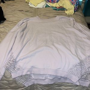 Aerie size medium sweatshirt purple